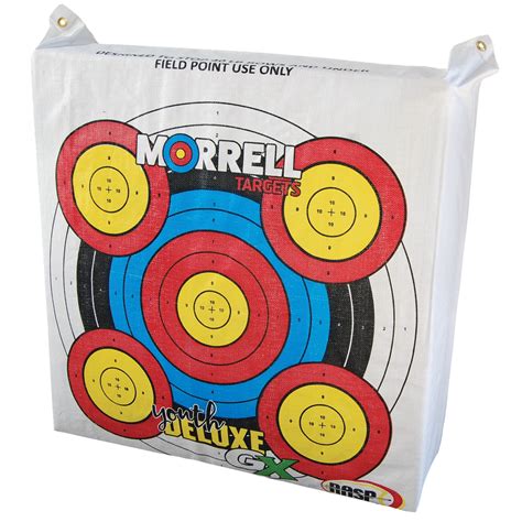 Morrell targets - Morrell’s Yellow Jacket YJ-350 Dual Threat archery target is designed to stop arrows equipped with field tips, fixed-blade broadheads, or mechanical broadheads traveling at speeds up to 350 feet per second. The Yellow Jacket is 16 inches tall, 16 inches wide, 13 inches deep, and weighs 12 pounds. It has four shootable sides.